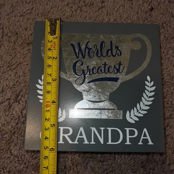 “Worlds Greatest Grandpa” Hanging Sign - Picture 4 of 7